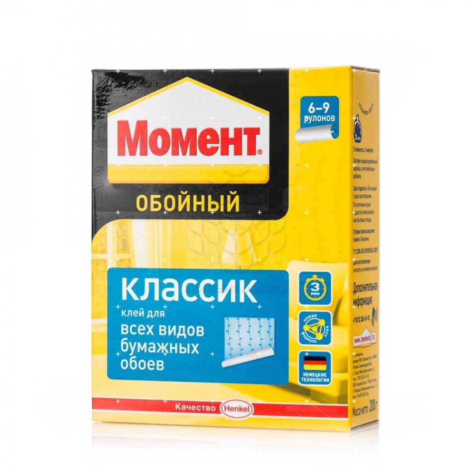 Клей "Момент Классик обойный" 0,2 кг (1/24)