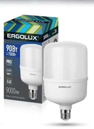 Лампа Ergolux LED HW 90Вт Е40 6500К PRO 150-260В (1/5/12шт)