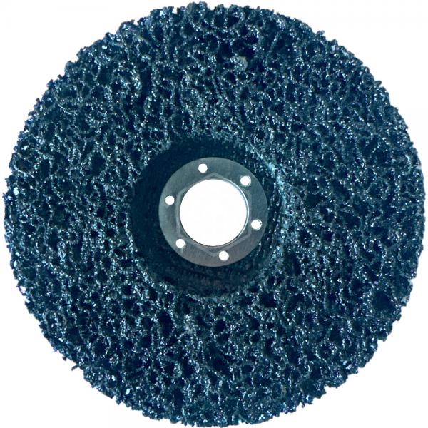 Круг зачистной полимерный для УШМ черный 125x22.2мм Derzhi (1/100) 46125-01